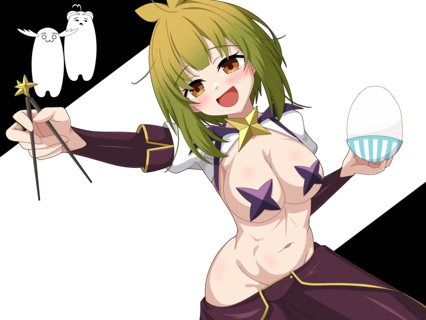 hiiragi utena, magia baiser, shikanoko noko, bashame meme, and izumi fuuka (mahou shoujo ni akogarete and 1 more) drawn by otozato_yomi