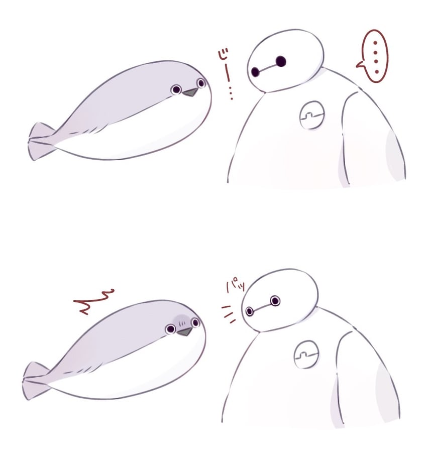 baymax (original and 1 more) drawn by nana_(eegm4275)