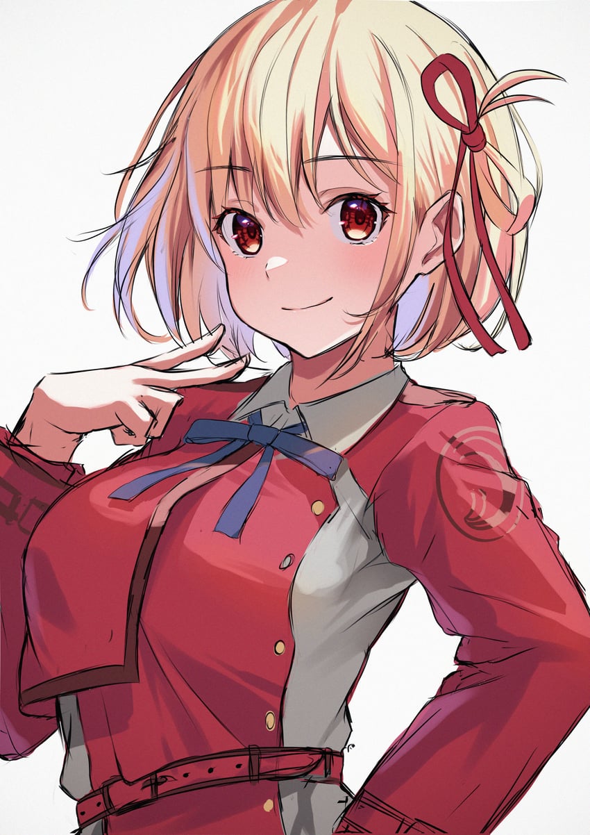 nishikigi chisato (lycoris recoil) drawn by chameleon_(chameleon0613)