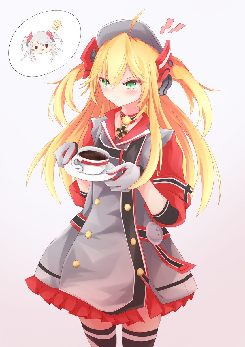prinz eugen and admiral hipper (azur lane) drawn by osatou_(soul_of_sugar)