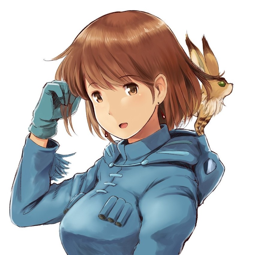 nausicaa and teto (kaze no tani no nausicaa) drawn by wa_(genryusui)