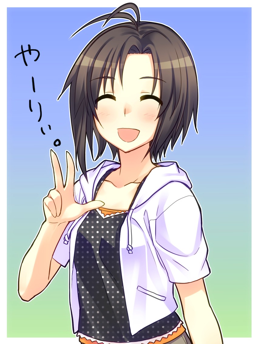 kikuchi makoto (idolmaster and 1 more) drawn by yuuki_keisuke