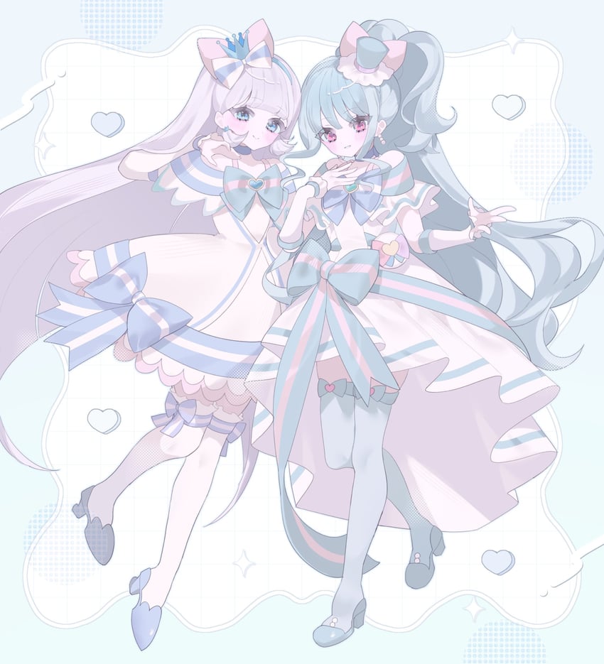 nekoyashiki yuki, nekoyashiki mayu, cure nyammy, and cure lillian (precure and 1 more) drawn by kokonoe826