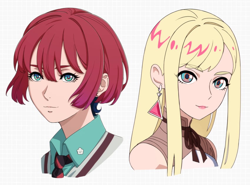 amate yuzuriha and gigi andalusia (gundam and 2 more) drawn by enelous