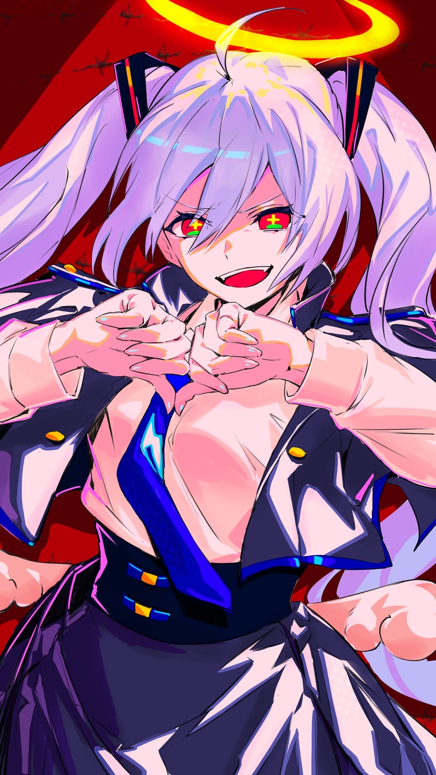 hatsune miku (vocaloid and 1 more) drawn by sakazuki_sudama