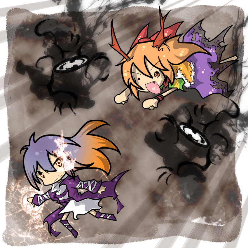 ibuki suika and hijiri byakuren (touhou) drawn by dmt_(auburn)