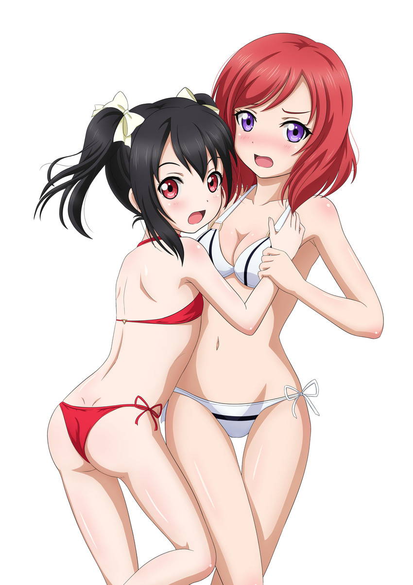 nishikino maki and yazawa nico (love live! and 1 more) drawn by rere_(rere_tim)