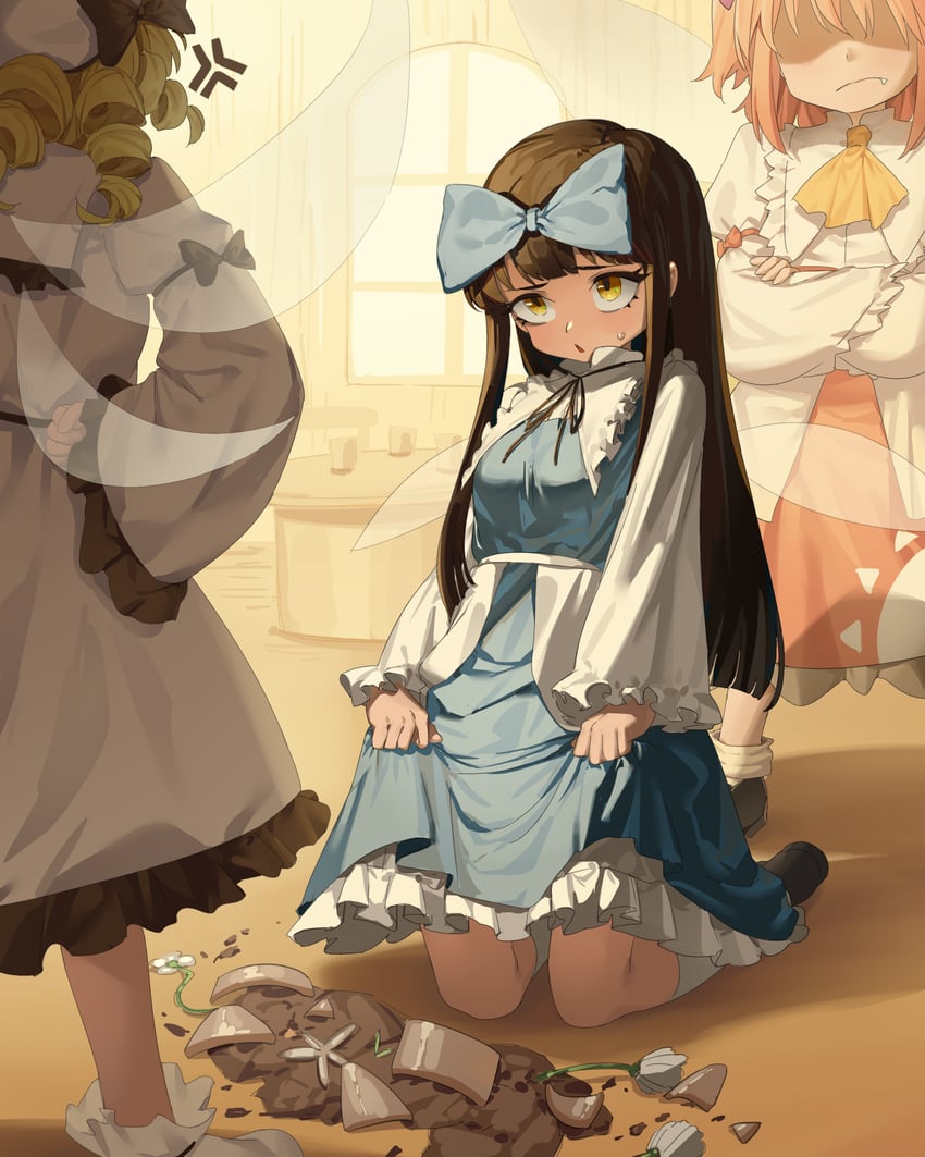 star sapphire, luna child, and sunny milk (touhou) drawn by yazato_ichimushi