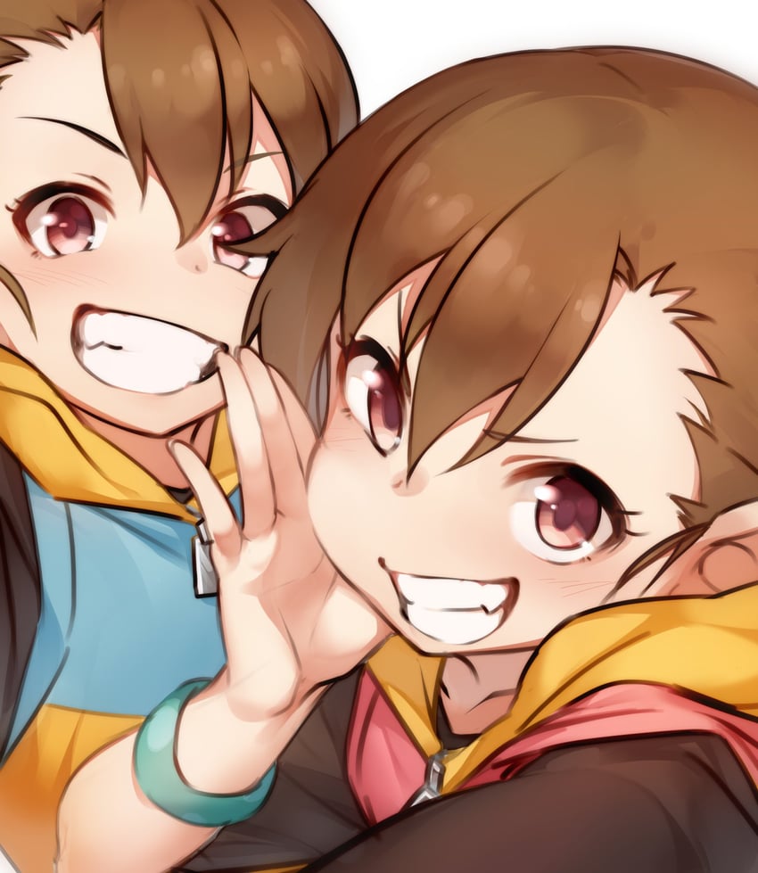 futami mami and futami ami (idolmaster and 2 more) drawn by kakaobataa