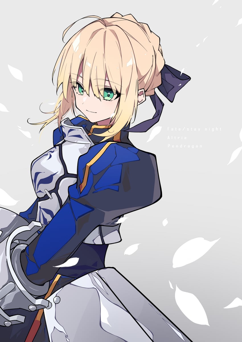 artoria pendragon and saber (fate and 1 more) drawn by gugugu_official