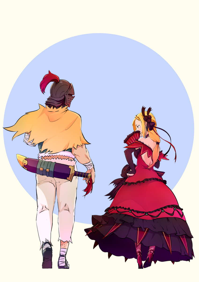 priscilla barielle and aldebaran (re:zero kara hajimeru isekai seikatsu) drawn by doujiang_rr