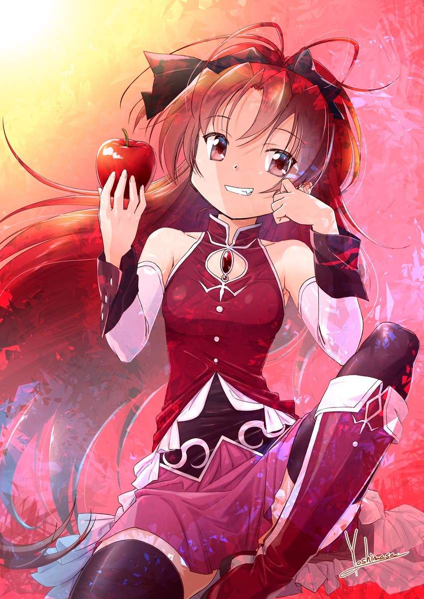sakura kyoko (mahou shoujo madoka magica) drawn by yoshinaga_masahiro