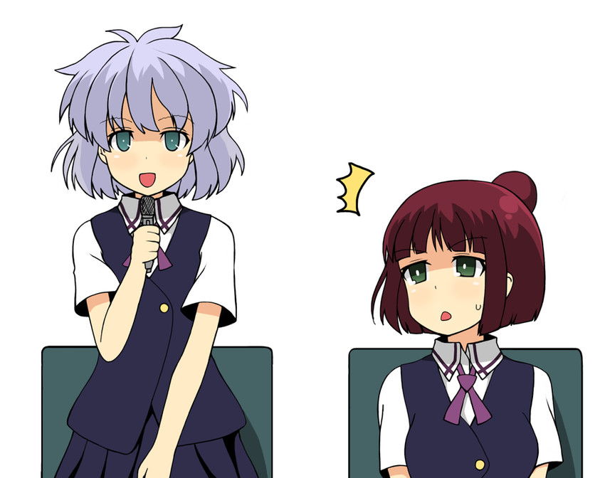 kosegawa shiromi and usuzawa sae (saki) drawn by eichikei_(raiexcat)