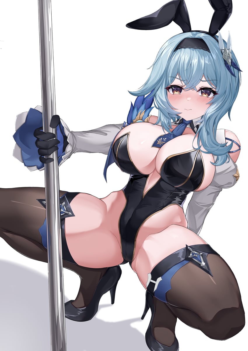 eula (genshin impact) drawn by mz_(yeye_ai_chipao_mian)