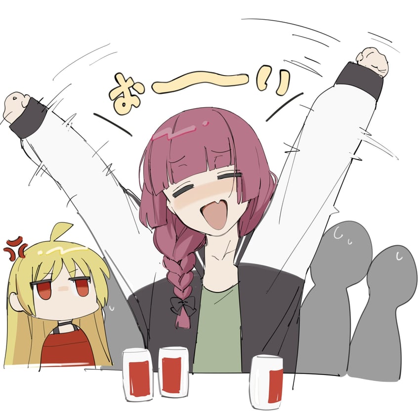 hiroi kikuri and ijichi seika (bocchi the rock!) drawn by cosmo_sssss