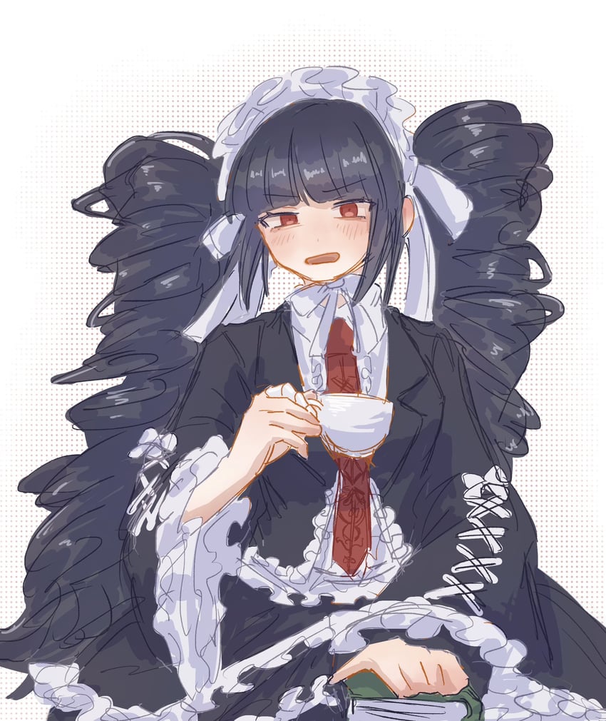 celestia ludenberg (danganronpa and 1 more) drawn by ratto_(nutawo_ixi)
