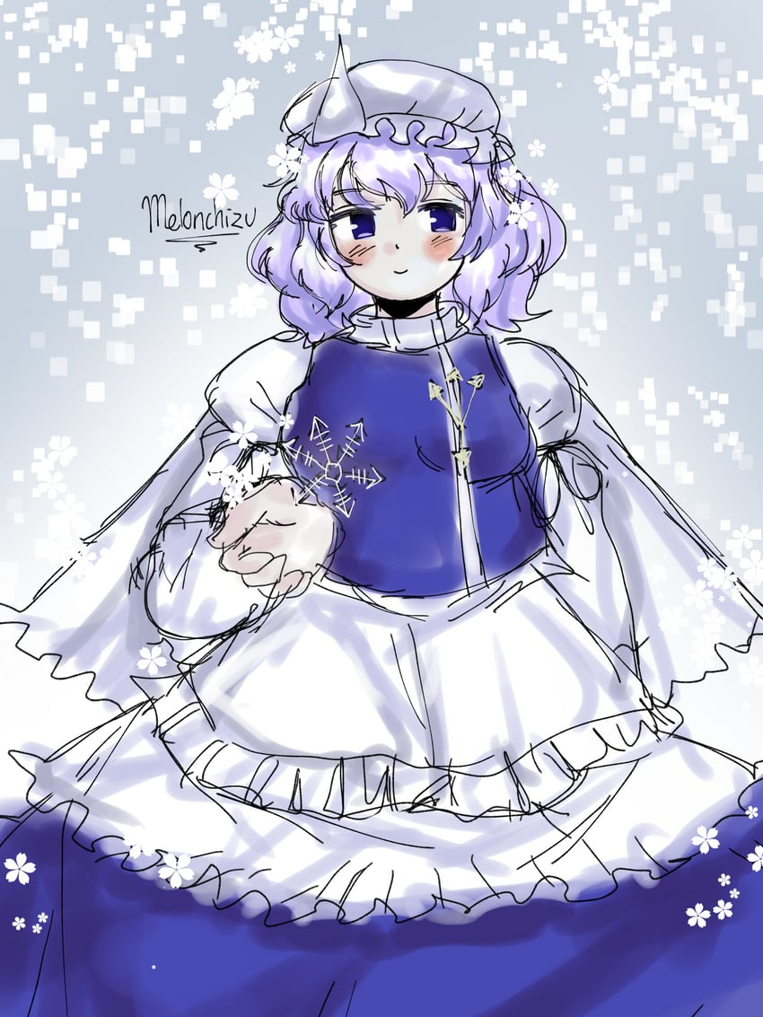letty whiterock (touhou and 1 more) drawn by soldierburger