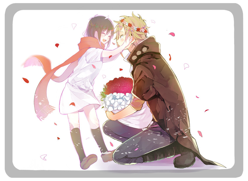 tateyama ayano and kano shuuya (kagerou project) drawn by mitsu_yomogi