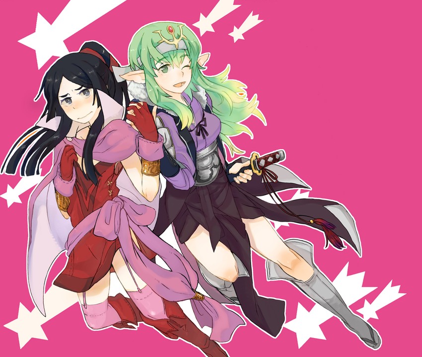 tiki and say'ri (fire emblem and 2 more) drawn by ika_(hinatu1992)