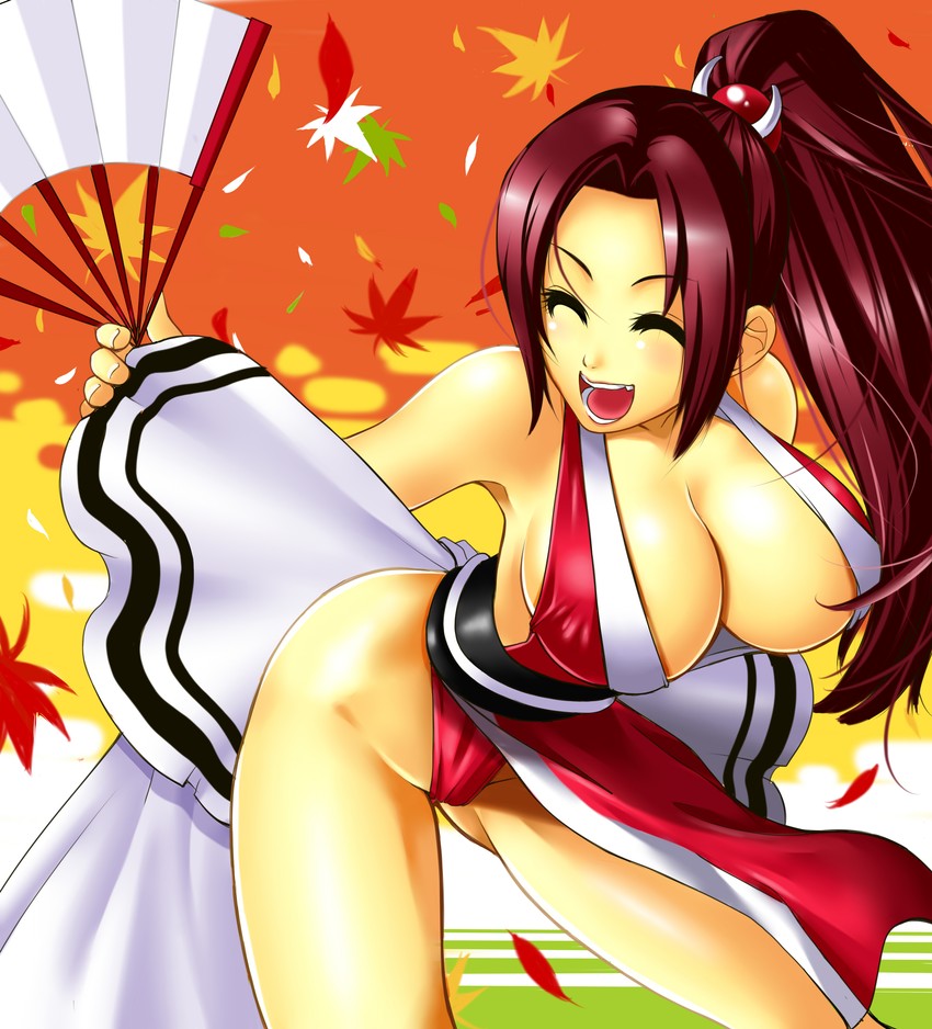 shiranui mai (the king of fighters and 1 more) drawn by pleasure-treasure