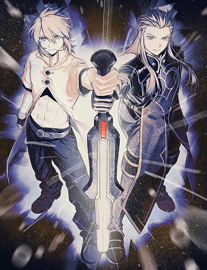 luke fon fabre and asch (tales of and 1 more) drawn by meba