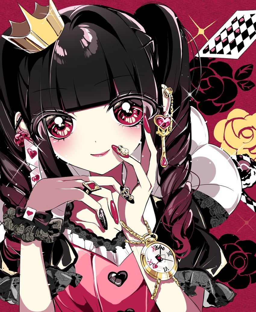 queen of hearts (original and 1 more) drawn by hitsuzida