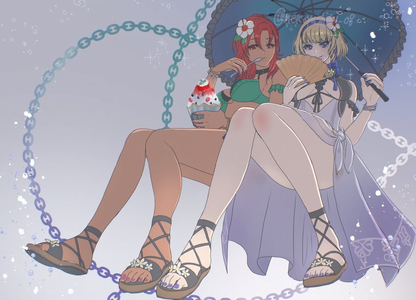 constance von nuvelle and hapi (fire emblem and 2 more) drawn by nekoyashiki_08