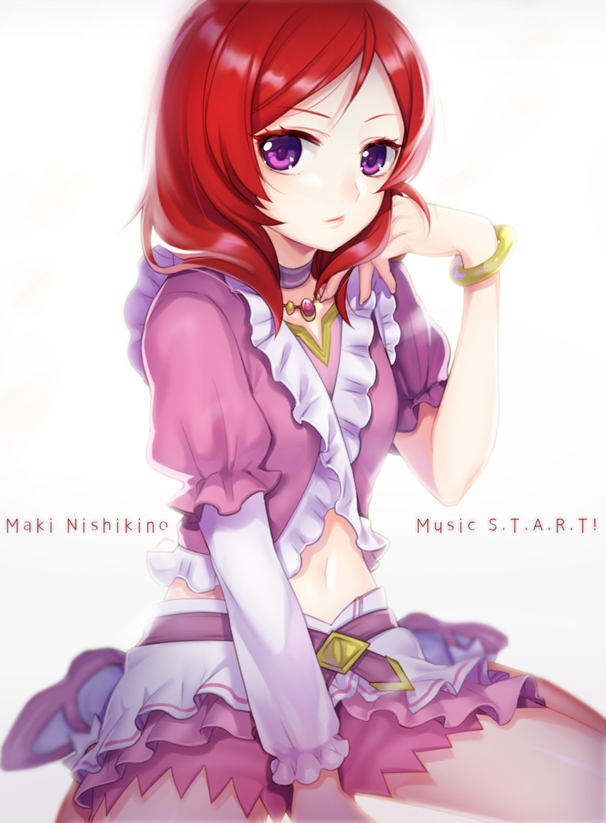 nishikino maki (love live! and 1 more) drawn by etsuo