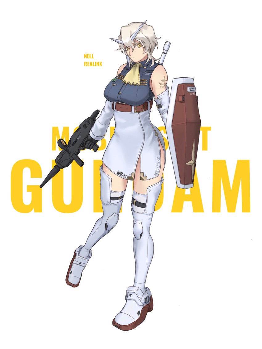 rx-78-2 gundam (gundam and 1 more) drawn by jinri_shijie