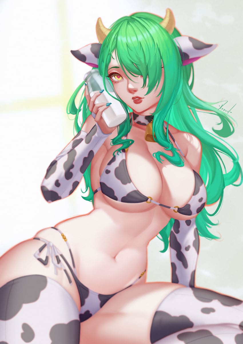 ceres fauna (hololive and 1 more) drawn by oakproud