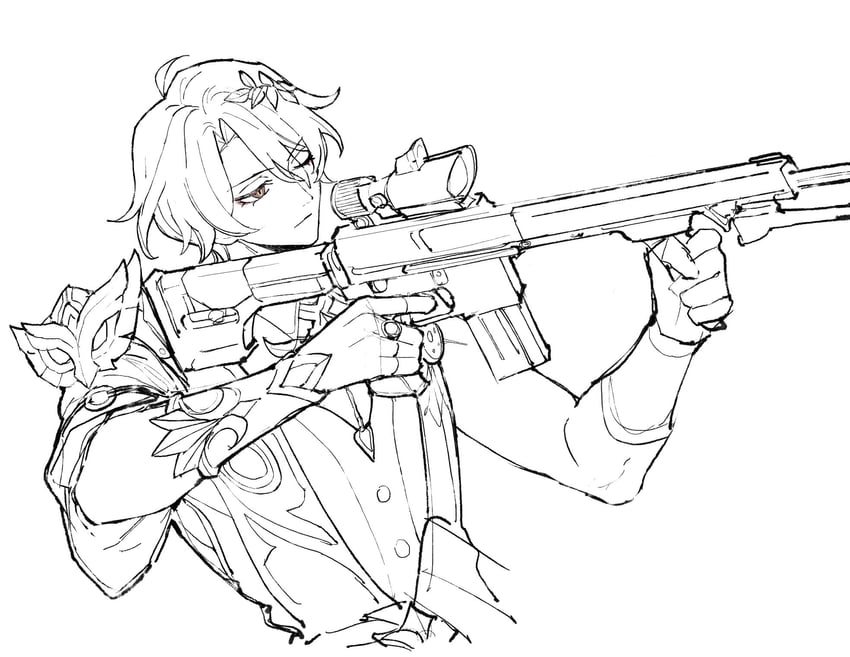 dr. ratio (honkai and 1 more) drawn by thotep
