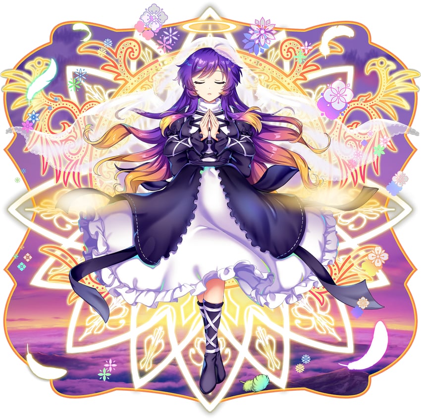 hijiri byakuren (touhou and 1 more) drawn by rotte_(1109)