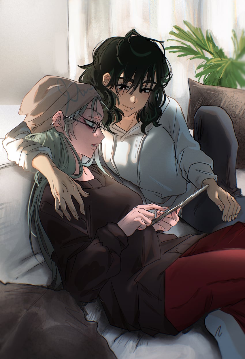 till and ivan (alien stage) drawn by hawk_till