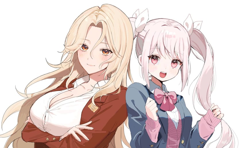alice and ludmilla (goddess of victory: nikke) drawn by kumo_tabetai