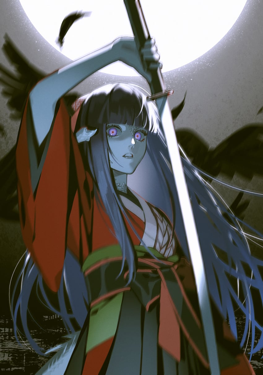 warrior of light (final fantasy and 1 more) drawn by fan_mu_zhang