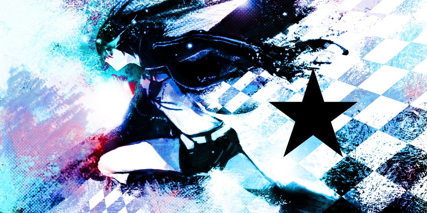 black rock shooter (black rock shooter) drawn by chiyo_(rotsurechiriha)