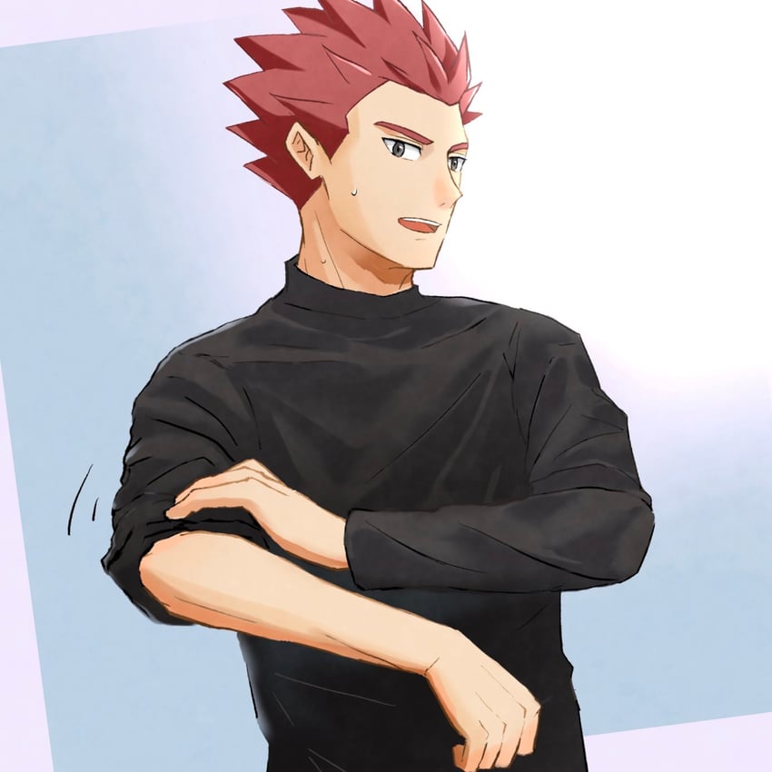 lance (pokemon and 1 more) drawn by imasara_maki