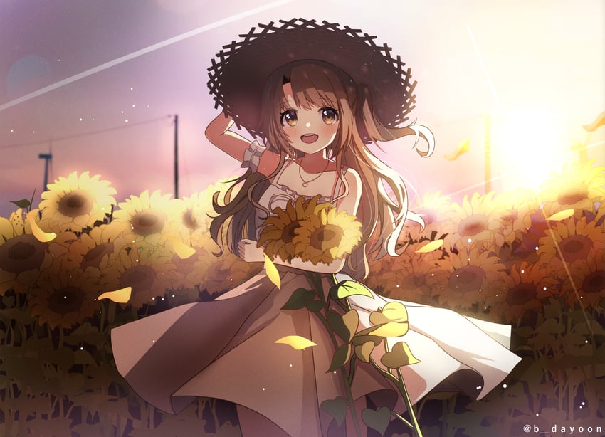 shimamura uzuki (idolmaster and 2 more) drawn by dayoon_(htrc7254)