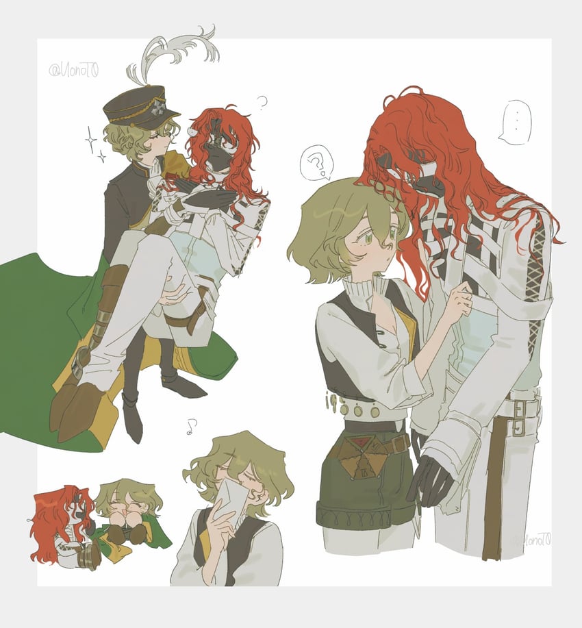 recoleta and aleph (reverse:1999) drawn by oji-sama_(ochi4t)