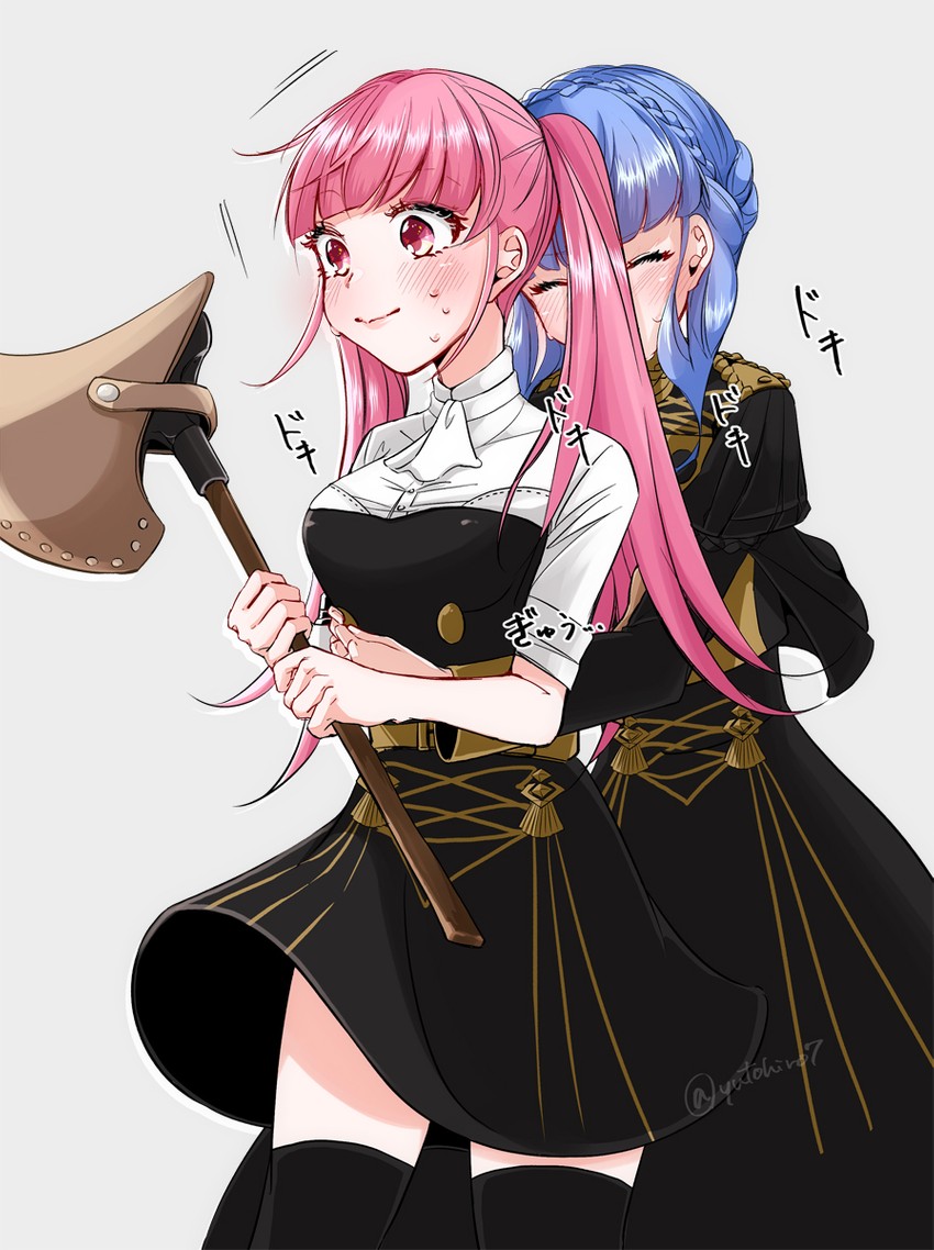 hilda valentine goneril and marianne von edmund (fire emblem and 1 more) drawn by yutohiroya