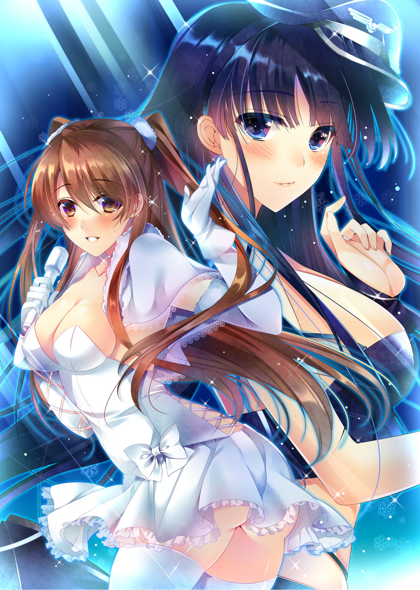 touma kazusa and ogiso setsuna (white album and 1 more) drawn by hinazuka_ryou