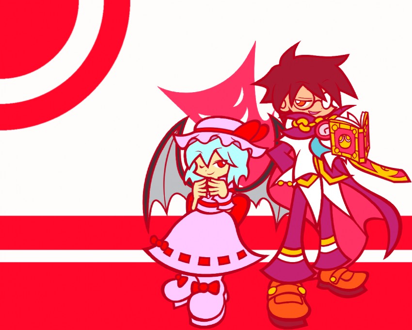 remilia scarlet, klug, and strange klug (touhou and 2 more) drawn by y&k