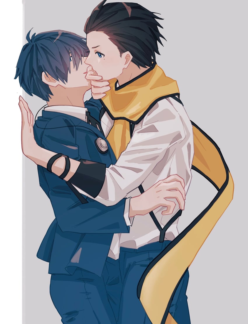 yuuki makoto and mochizuki ryouji (persona and 1 more) drawn by tokofu_u
