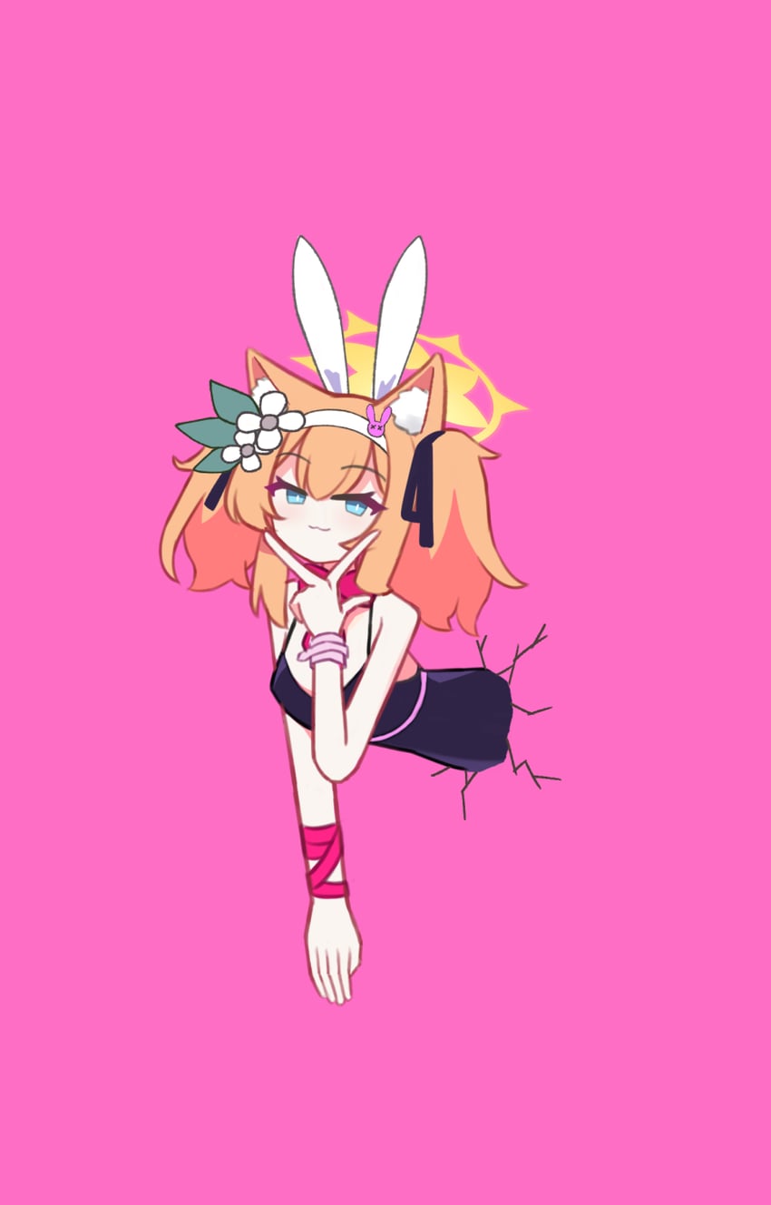 mari (blue archive and 1 more) drawn by apricotlemontea