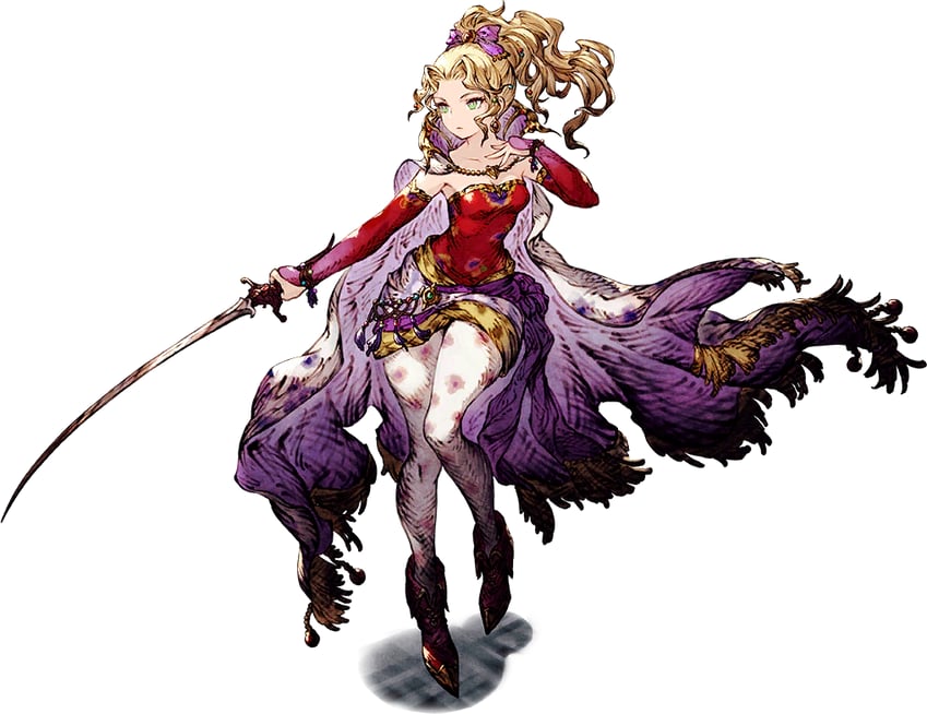 terra branford (final fantasy and 3 more) drawn by ohara_ryoji