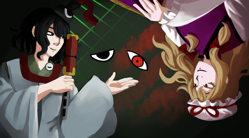 yakumo yukari and senri tsurubami (touhou and 1 more) drawn by asteris-kitsy