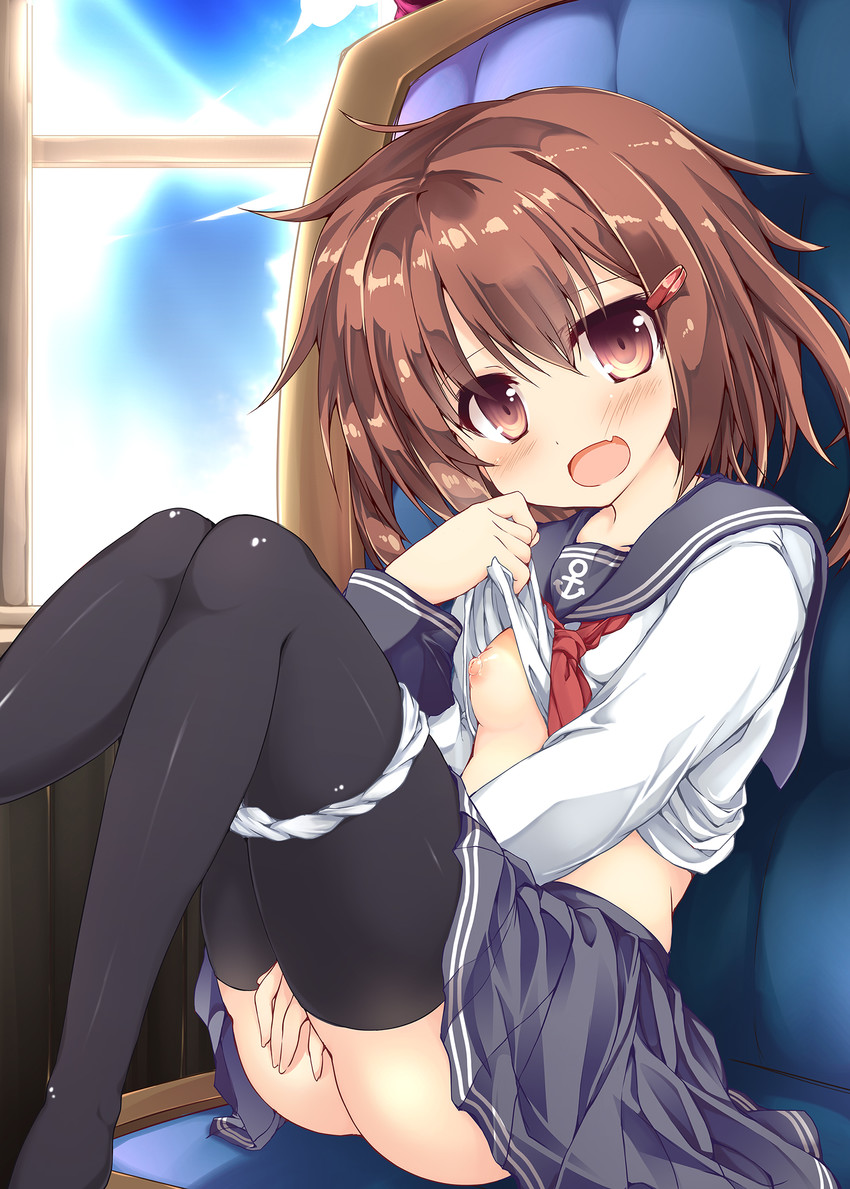 ikazuchi (kantai collection) drawn by nanpuu