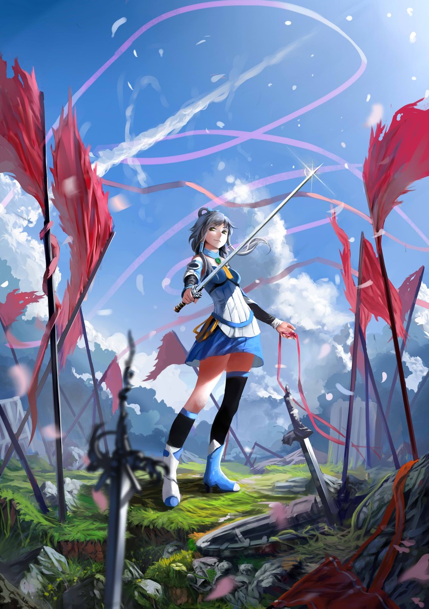 luo tianyi (vocaloid and 1 more) drawn by lu_ying