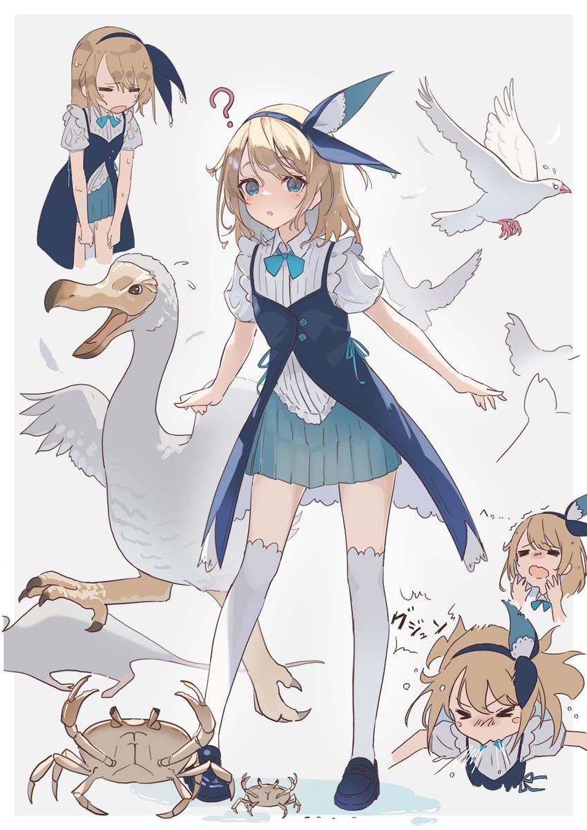 alice and dodo (alice's adventures in wonderland) drawn by wakuseiy