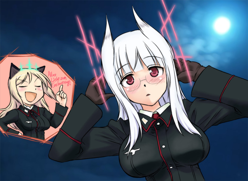 heidimarie w. schnaufer and heinrike prinzessin zu sayn-wittgenstein (world witches series and 2 more) drawn by mirutsu_(milts)